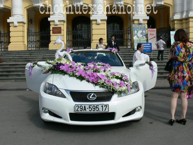 trang trí xe hoa tại Hà Nội